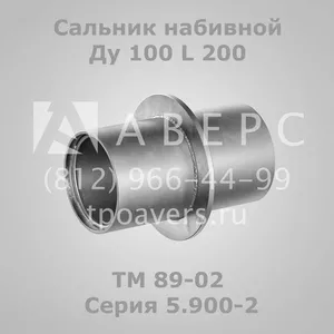 Сальник набивной Ду 100 L 200 ТМ 89-02 Серия 5.900-2