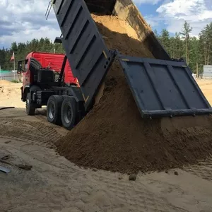 Доставка песка,  плодородной земли,  вывоз грунта