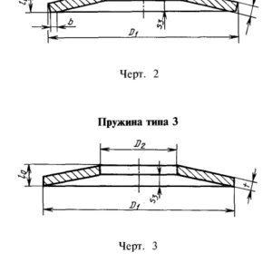 Пружина тарельчатая ГОСТ 3057-90