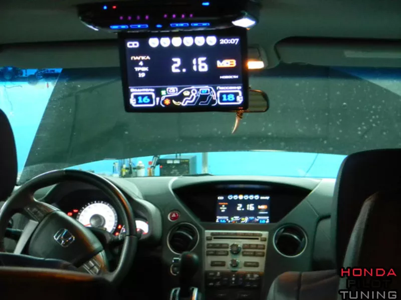 Мультимедийный монитор для Honda Pilot с Trip интерфейсом 2