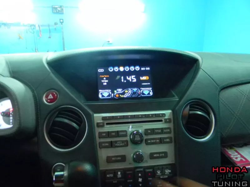 Мультимедийный монитор для Honda Pilot с Trip интерфейсом 3