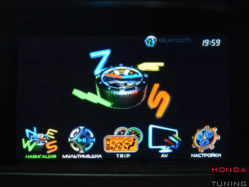 Мультимедийный монитор для Honda Pilot с Trip интерфейсом 5