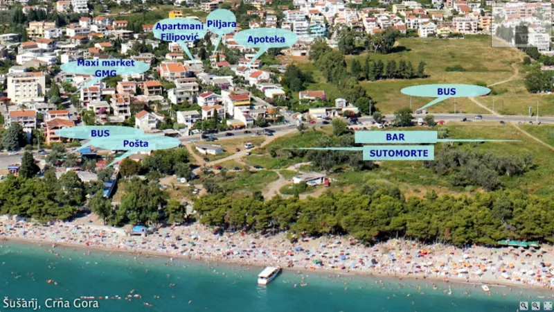 Апартаменты рядом с морем Черногория
