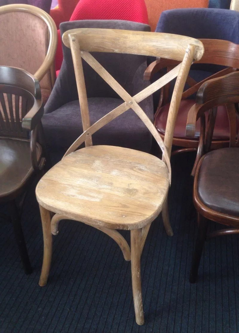 Деревянный стул Шебби для ресторана или кафе 4