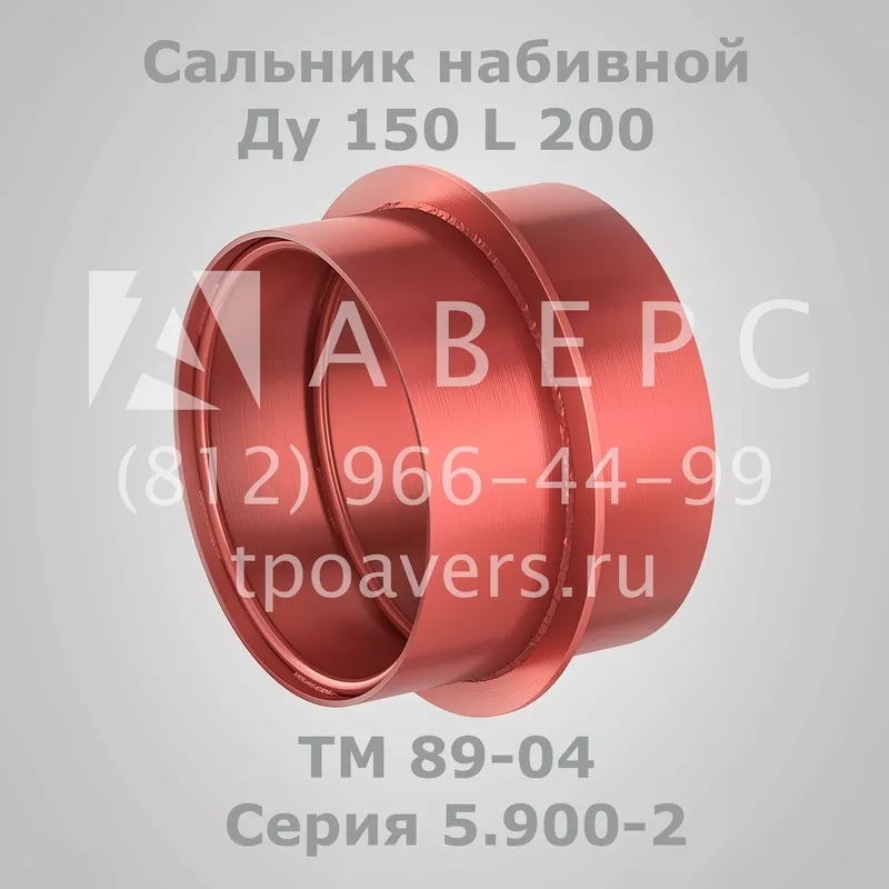 Сальник набивной Ду 100 L 200 ТМ 89-02 Серия 5.900-2 4