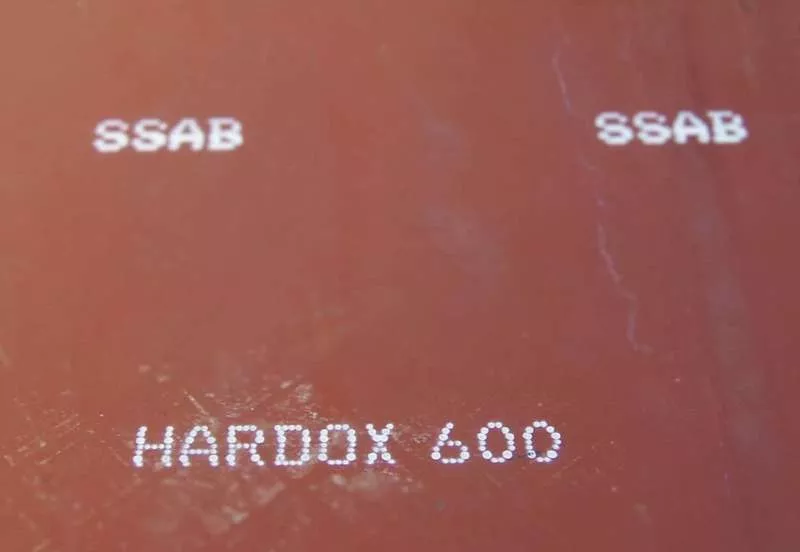Hardox® 600 износостойкая сталь Хардокс 600