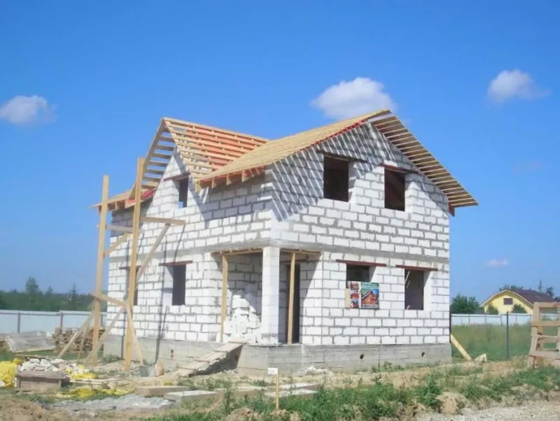 Бригада строителей выполнит профессиональное строительство домов 2