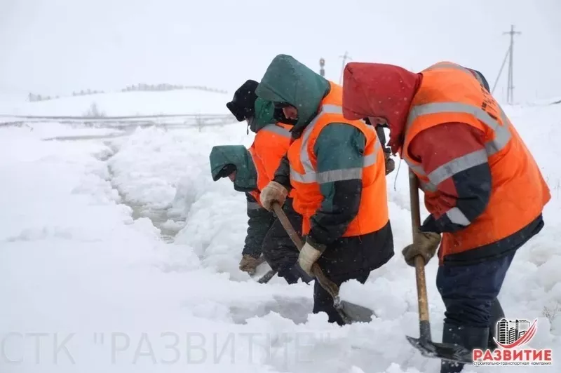 Уборка и вывоз снега дешево 3